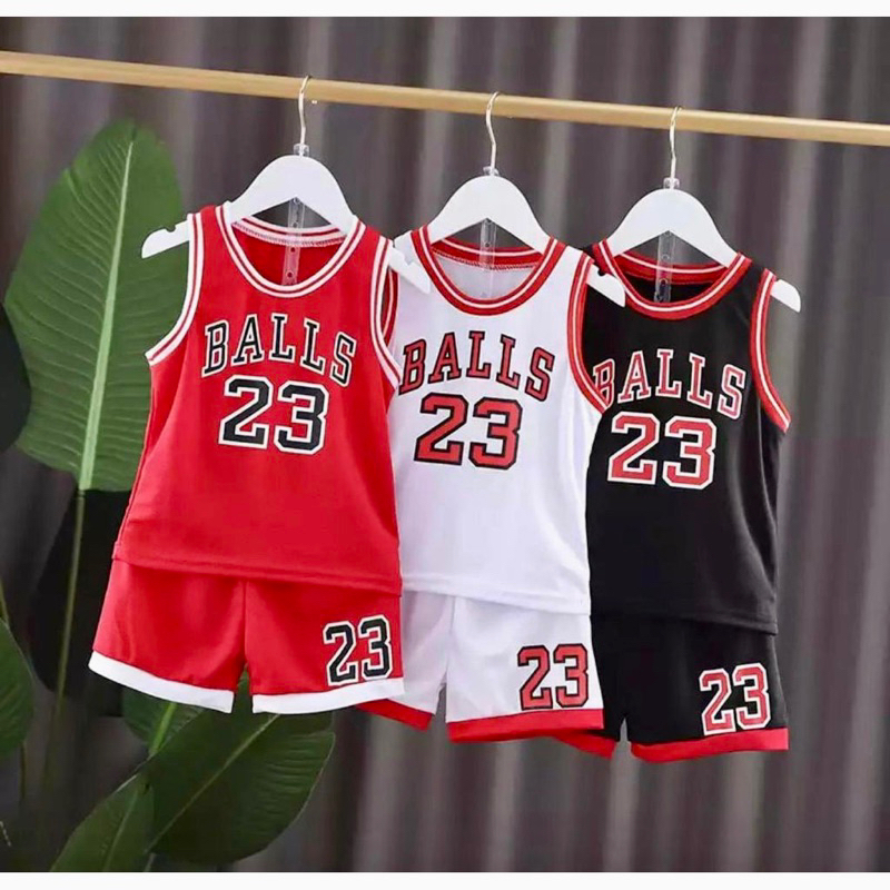 SETELAN UNISEX BAJU LEXBONG BASKET ANAK LAKI LAKI DAN PEREMPUAN USIA 1-5 TAHUN/ SETELAN BAJU ANAK LA