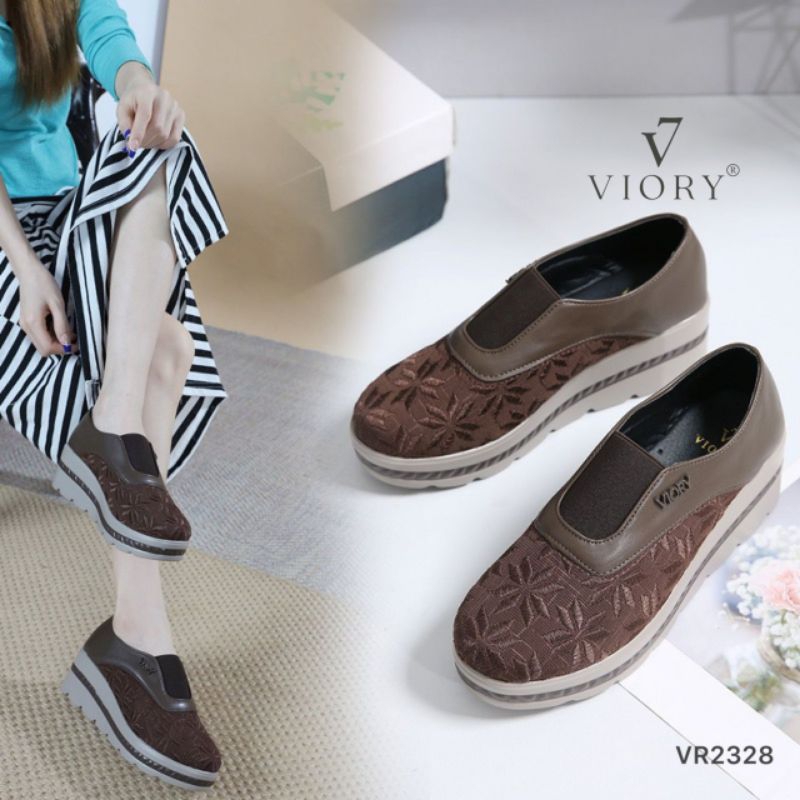 VIORY Sepatu Wedges Shoes #VR2328 ORIGINAL