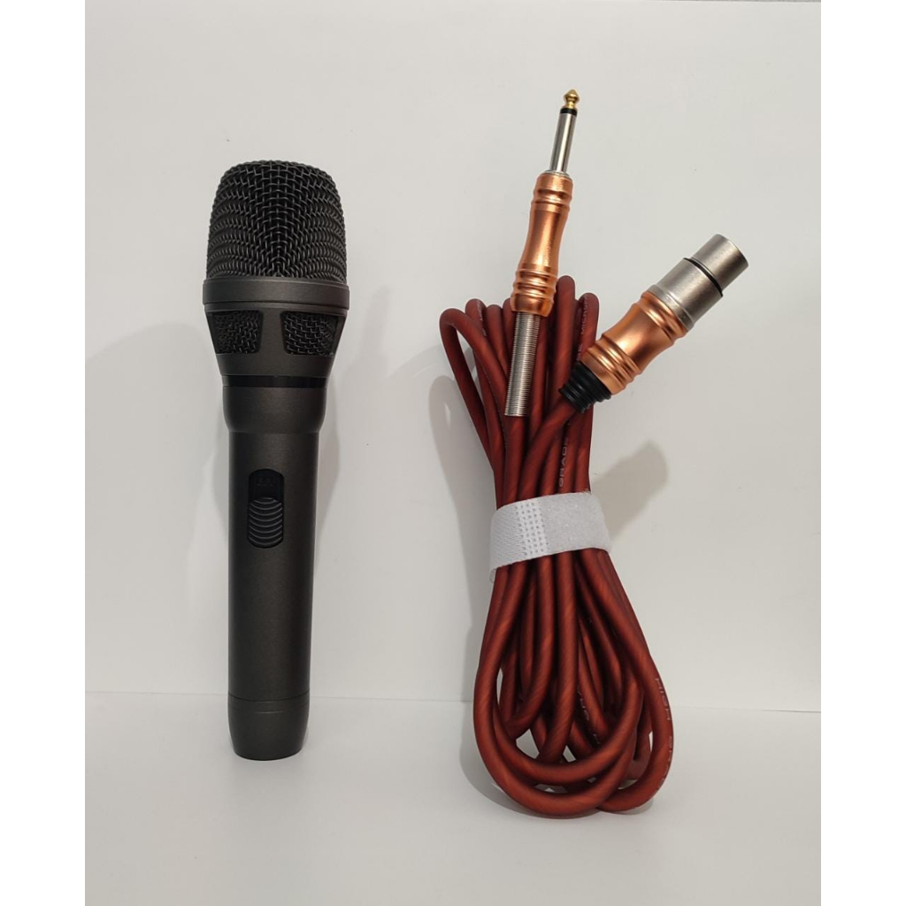 Mic Karaoke Kabel Single Profesional Dynamic Microphone Cable Premium OCEANMART Aksesoris Speaker OCEAN MART