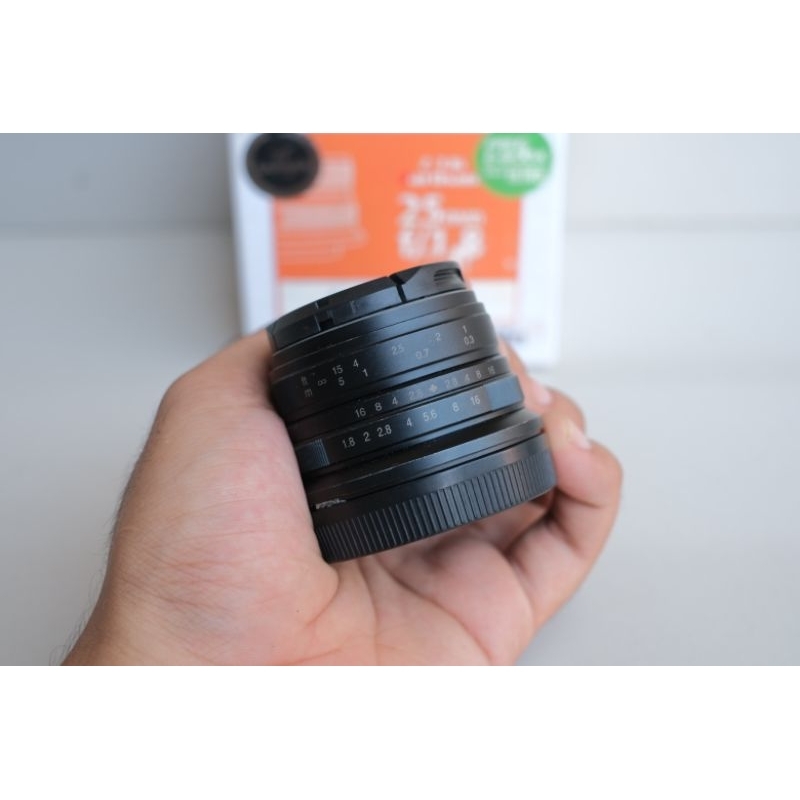 [REKOMENDASI SHOOPE] 7ARTISAN 25MM F1.8 7ARTISANS 25MM F1.8 FOR SONY DAN CANON Fujifilm 7ARTISANS 25