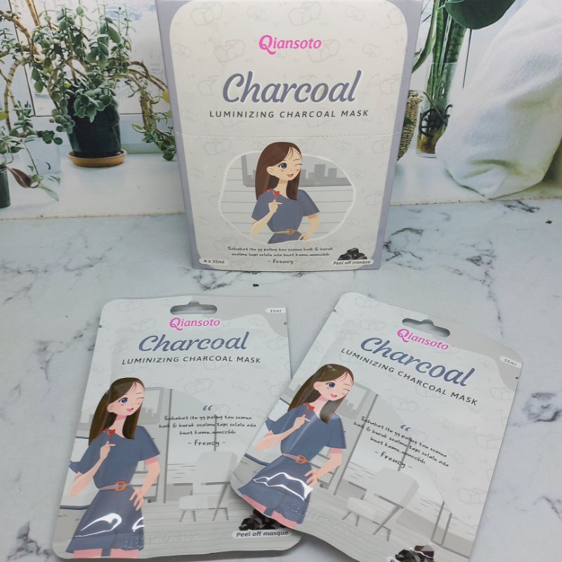 QIANSOTO CHARCOAL MASKER PEEL OFF MASK