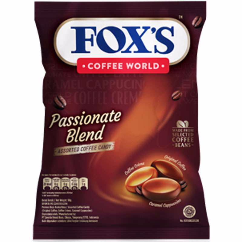 

FOX'S / Foxs Coffee World Passionate Blend Permen Kopi 90 Gram