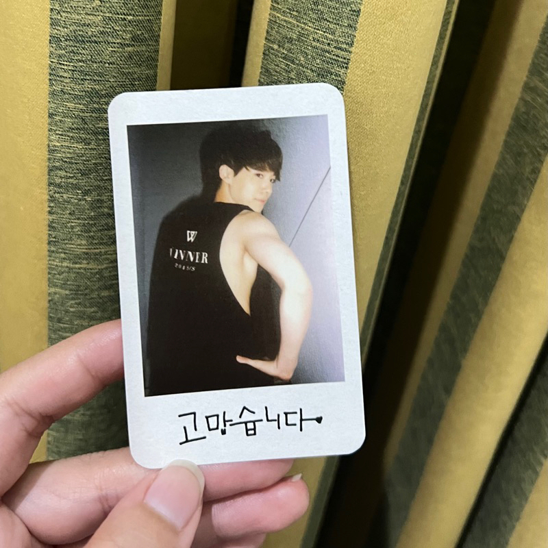 photocard jinu winner 2014 s/s wts pc album kpop