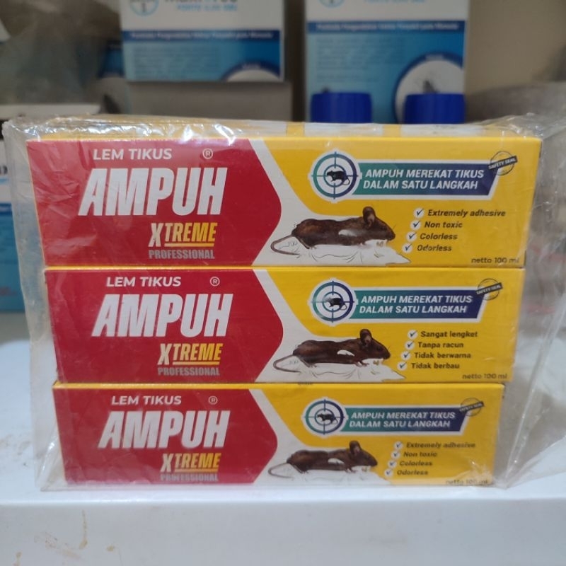 Lem Tikus AMPUH Xtreme - Lem Tikus Super Lengket 100 ML