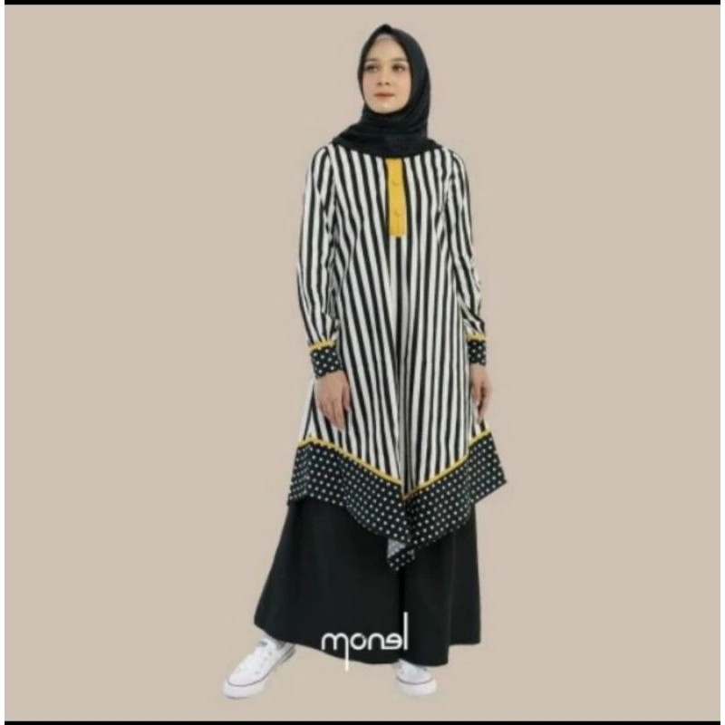 Asimetris Monel Midi Dress