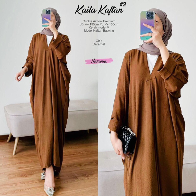 KAILA KAFTAN #2 / KAFTAN WANITA / ORI BY HANANIA
