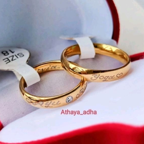 cincin couple,cincin ukir nama,cincin nikah,cincin titanium,cincin ukir nama,terlaris/termurah