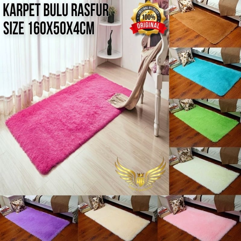 Karpet bulu uk160x50x4cm