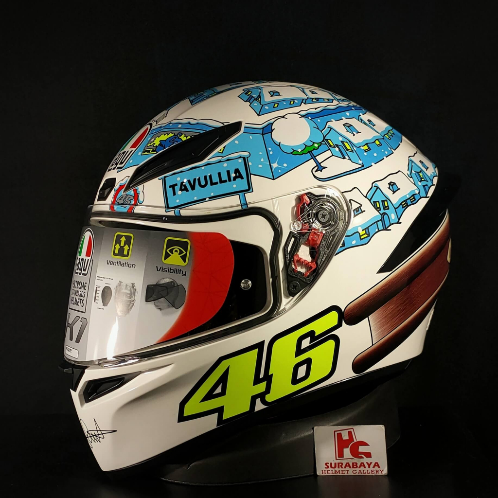 AGV K1 Rossi Wintertest 2017