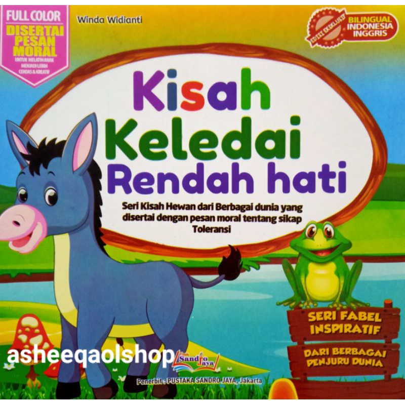 Buku Cerita Anak Seri Fabel Dongeng Kisah Keledai Rendah Hati