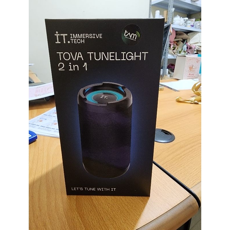 Bluetooth speaker TOVA tunelight 2 in 1 (garansi TAM)