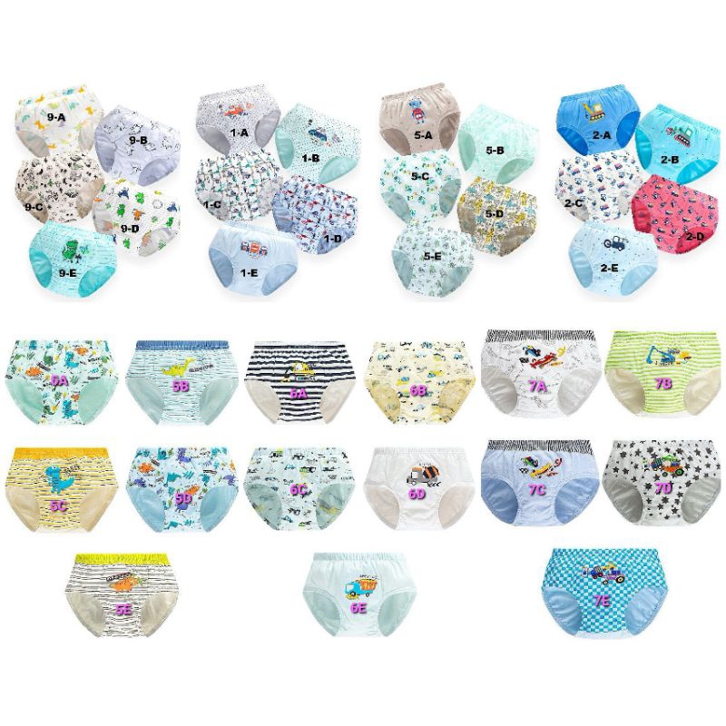 CD Celana Dalam Anak Kecil Cowok Laki Laki Karakter 1 2 3 4 5 6 7 8 9 10 11 12 13 14 Tahun Murah