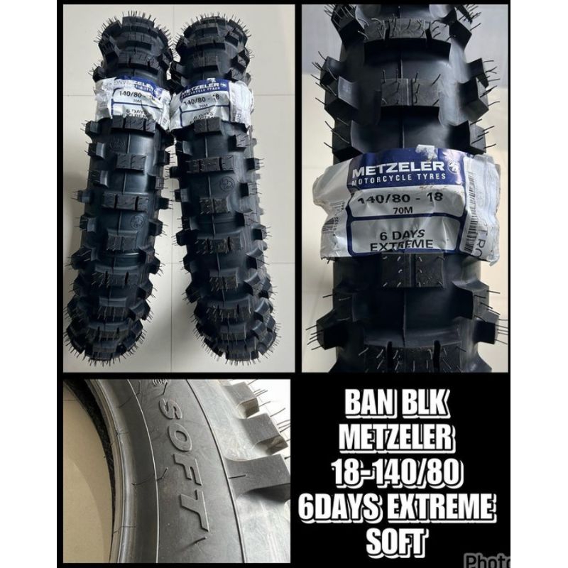 BAN BELAKANG METZELER 6 DAYS EXTREME SOFT 18-140/80