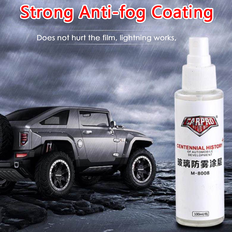 YGRETTE - 100% ORIGINAL ASLI CARPRO Cairan Anti Air Kaca Mobil Nano Spray Coating Rainproof Waterproof 100ml  ANTI EMBUN UAP ANTI FOG