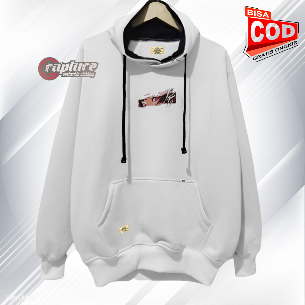 Hoodie Pria Distro Oversize Aesthetic Warna Putih Sablon Anime Jaket Sweater Hudie Cowok Unisex Brand Lokal Kota Bandung Bahan Fleece Tebal Terlaris Terpopuler Sweter Hodie Jumper Laki Laki Aunthentic Size M L XL XXL Suiter Hoddie Terbaru 2023