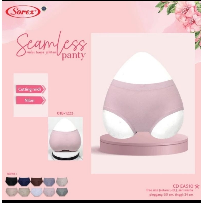 Celana dalam wanita seamless tanpa jahitan sorex EA 510