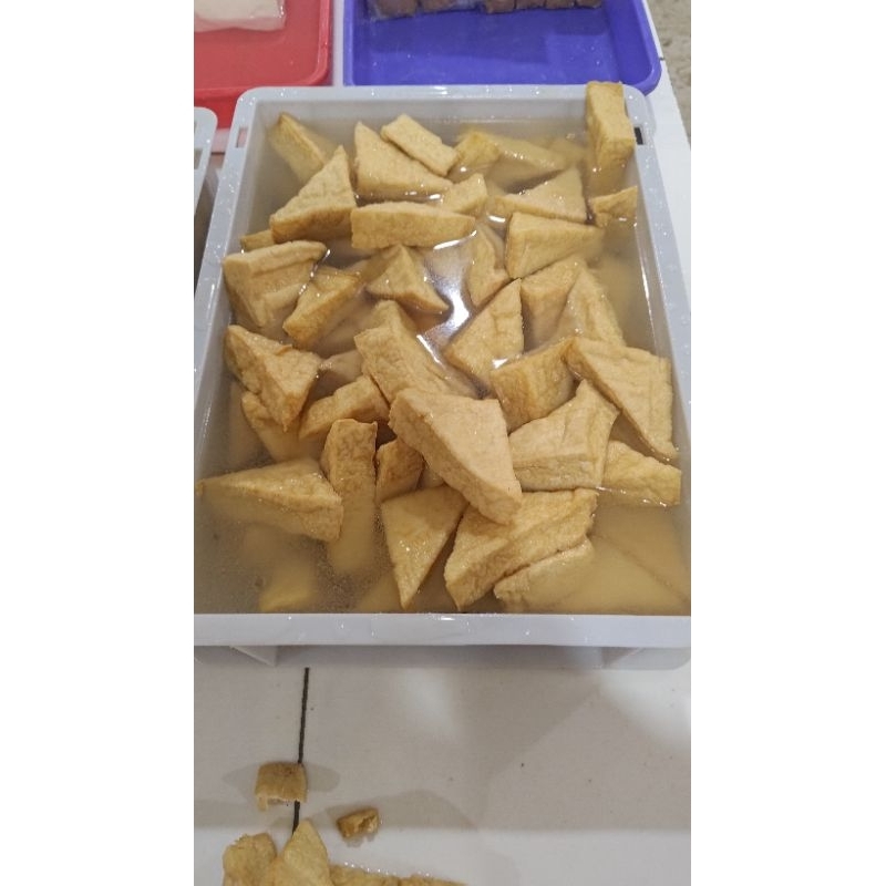 

Tahu Gorang segitiga/Kotak/Pong