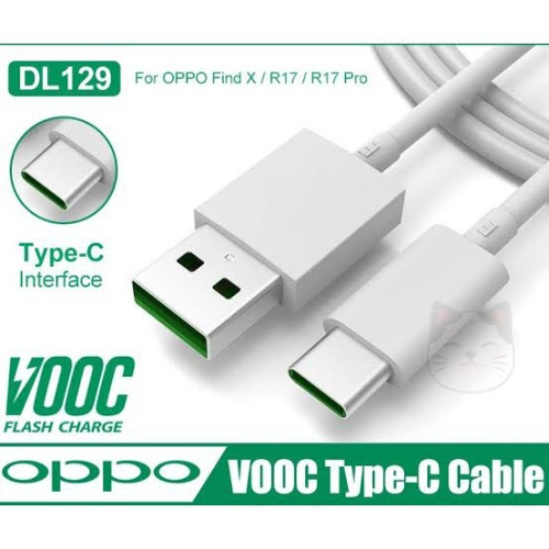 Kabel Data 6A USB TO TYPE - C Kabel Fast Charging Quick Charger / Support VOOC 1.0 / 2.0 / 3.0 / 4.0 / Super VOOC