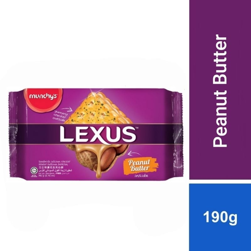

MUNCHY'S LEXUS Biskuit Peanut Butter Sandwich Malaysia (190g)