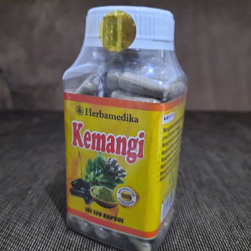 Kapsul Daun Kemangi Herbamedika 120 Kapsul