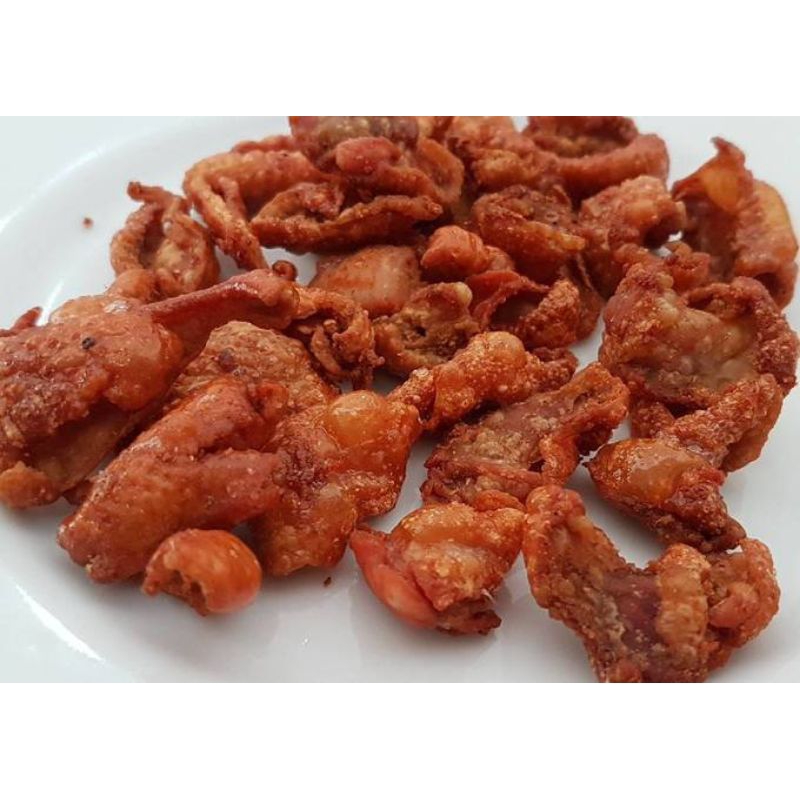 

keripik kulit ayam bumbu kering balado