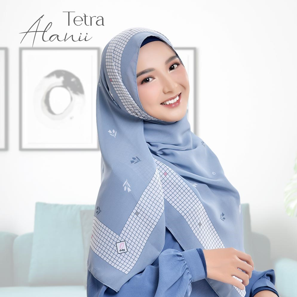 KRD TETRA ALANII AN2/KERUDUNG SEGIEMPAT RABBANI/ KRD SEGIEMPAT RABBANI/KERUDUNG SEGIEMPAT MOTIF/KERU