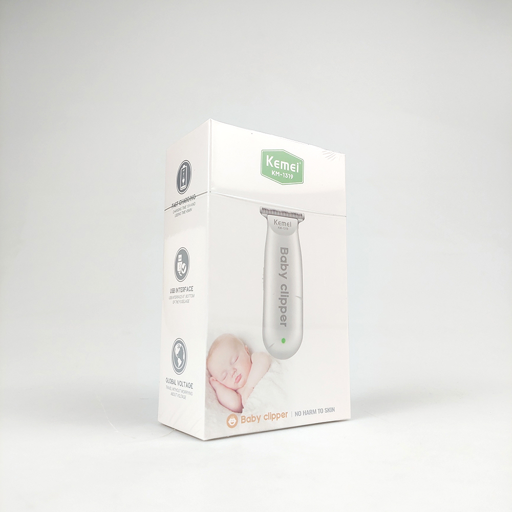 Kemei Alat Cukur Rambut Bayi Elektrik Baby Clipper Shaver - White