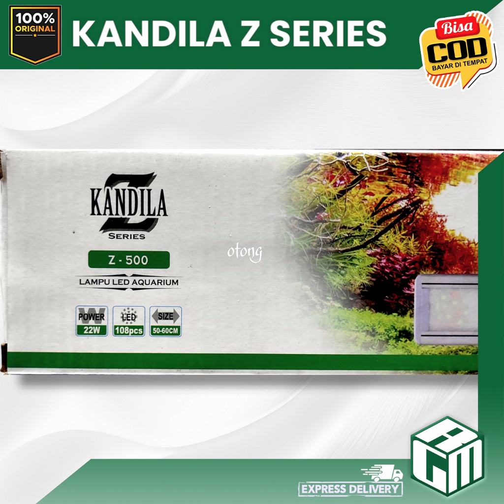 Kandila Z 500 Z500 Lampu LED Aquarium Aquascape 22W WRGB 50 - 60 cm