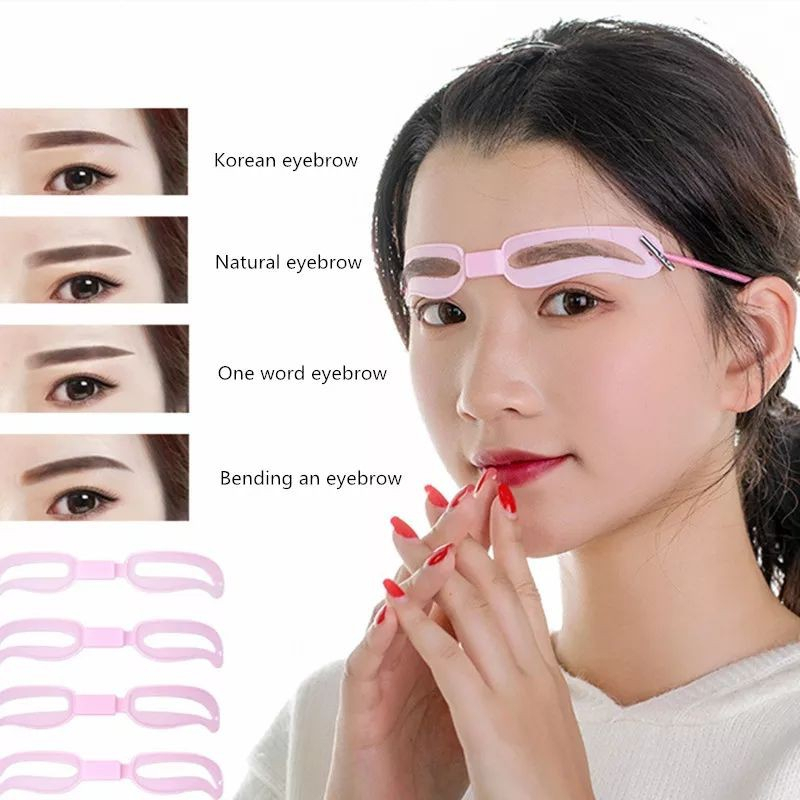 EYEBROW TEMPLATE MODEL TALI CETAKAN ALIS TEMPLATE 4 IN 1  F1009