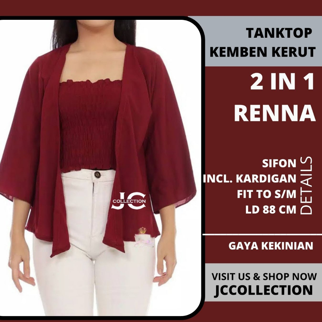 SALE PROMO HEBOH Tanktop Singlet Tali Kecil Fanda  - JCCollections