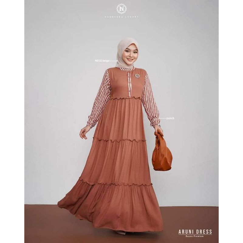 Gamis Polos Busui / Aruni Dress Nadheera