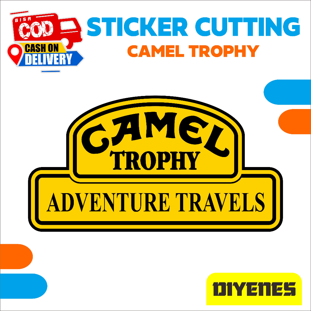 Sticker Cutting Camel Thophy, Sticker Land Rover