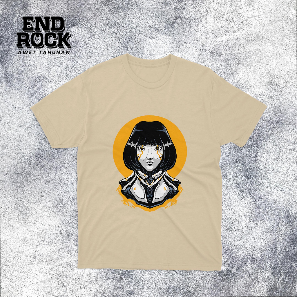 Kaos Distro Regular slimfit Original endrock Tema Robot Gril DTFS180