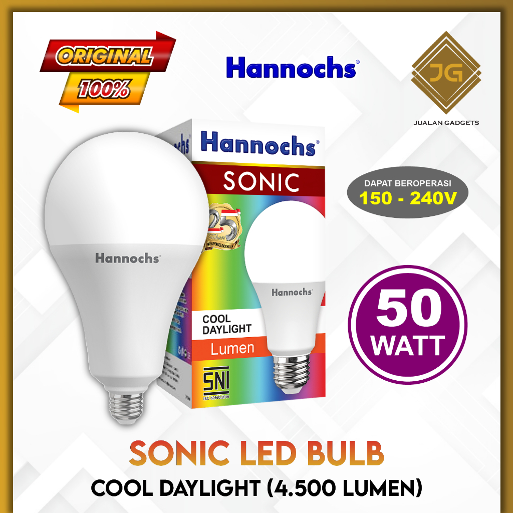 Lampu Led Hannochs Sonic 50 Watt LED Bulb
