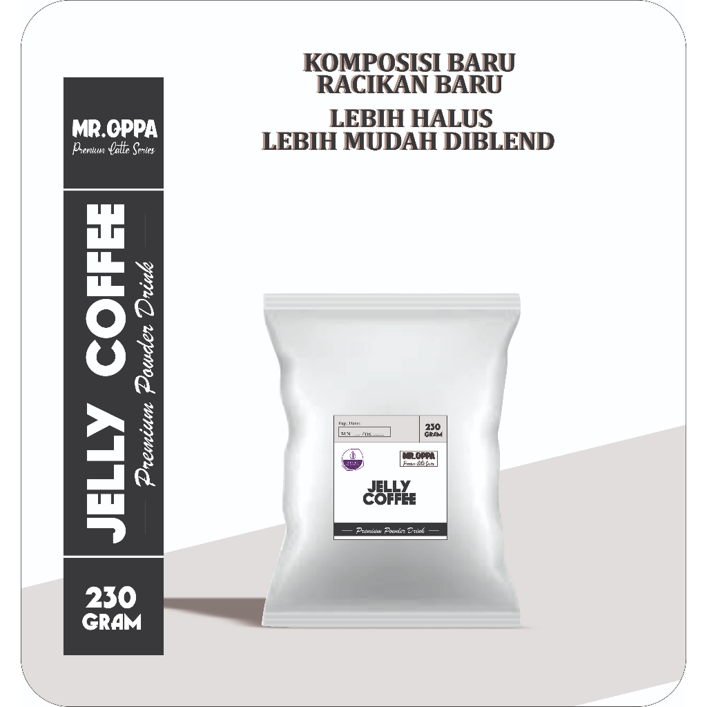 

Powder Jelly Coffee / Kopi jeli bubuk