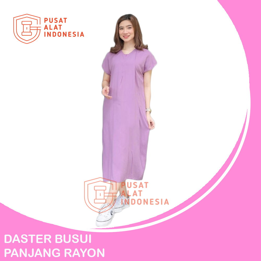 Daster Busui Longdress Panjang Jumbo Bahan Rayon Ds11