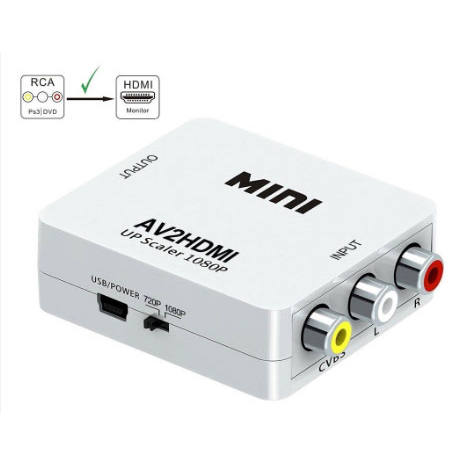 Mini Converter AV to HDMI rca to HDMI