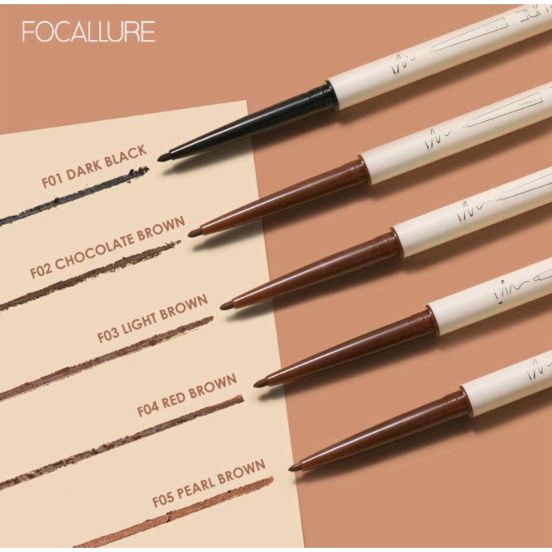 FOCALLURE Eyeliner gel pencil FA-243 BPOM Berkualitas