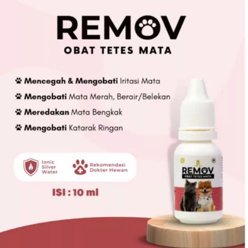 REMOV OBAT TETES MATA KUCING DAN ANJING 10ML