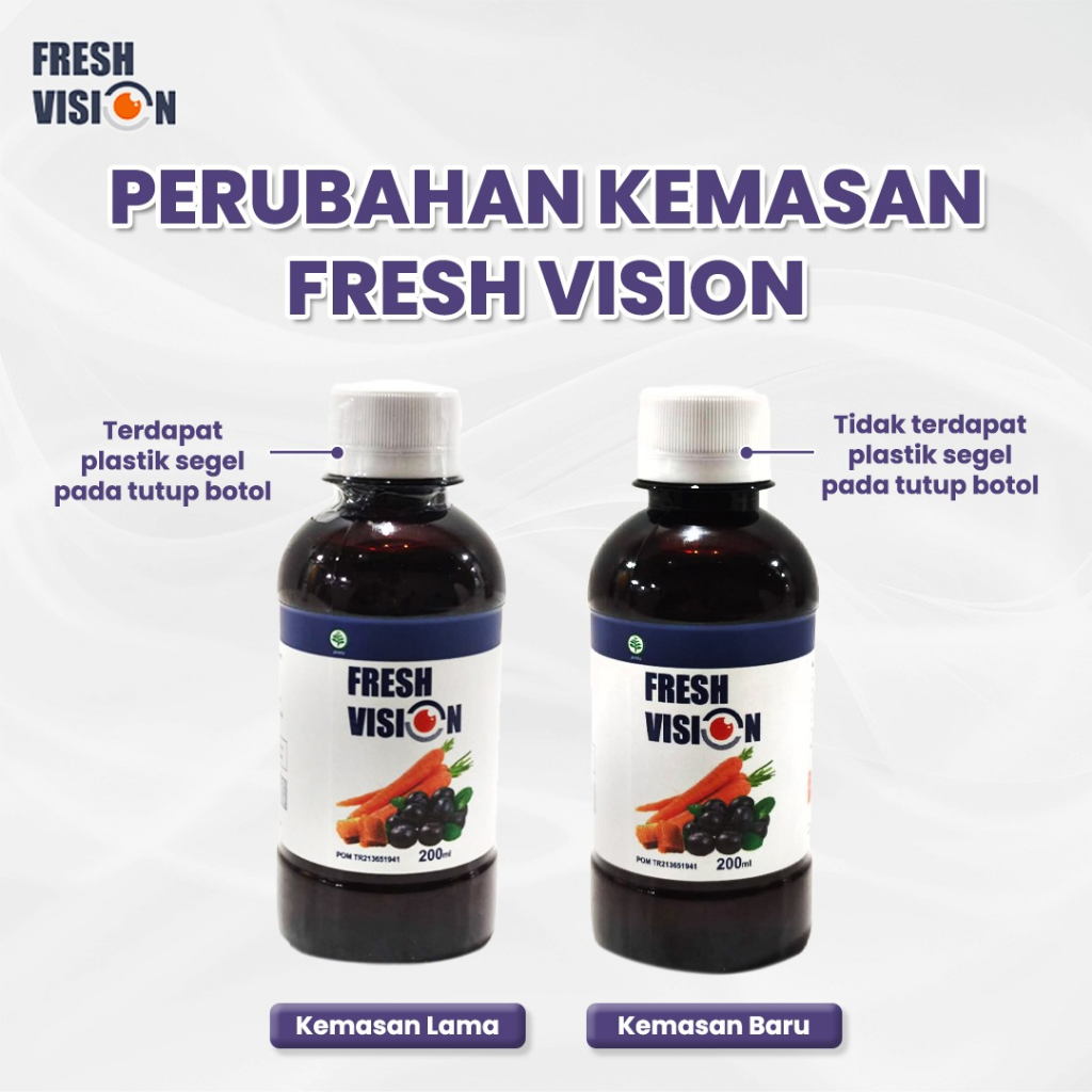 Fresh Vision - Vitamin Mata Cegah Mata Merah Kurangi Mata Minus &amp; Cegah Katarak Bantu Atasi Rabun Jauh Mata Merah