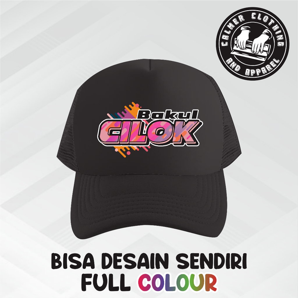 Sablon Topi DTF DESAIN BEBAS