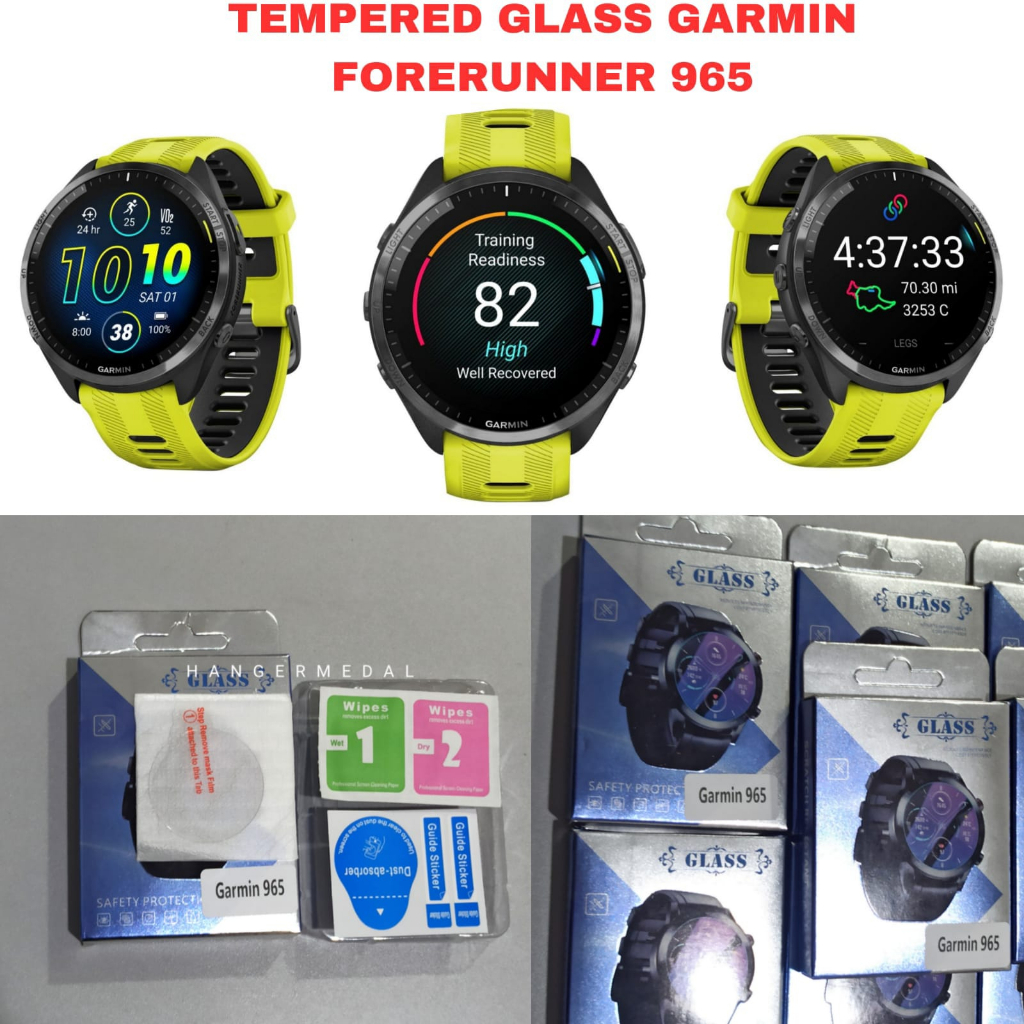 Tempered Glass GARMIN FORERUNNER FR 965 Pelindung Layar SCREEN GUARD