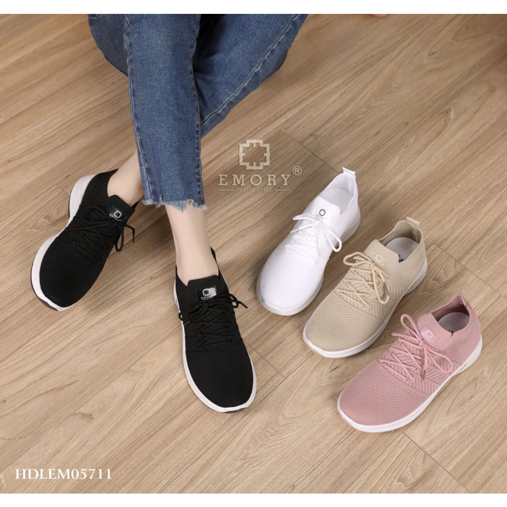 SEPATU WANITA EMORYSTYLE   Flexknit Sneakers HDLEMO 5711 MB