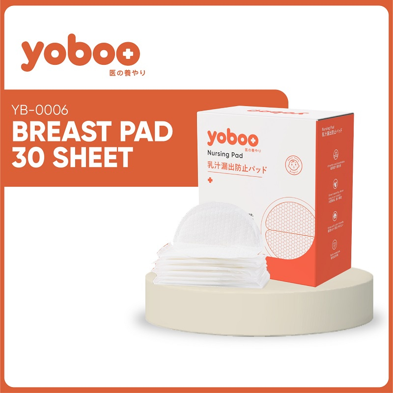 Yoboo Breast Pad Penyerap ASI 30 Sheet/Pembalut Payudara