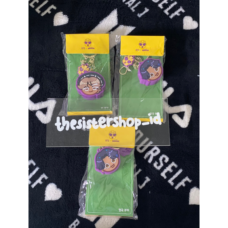[READY STOCK] BTS OFFICIAL MERCH COOKIE RUN : KINGDOM VOICE KEYRING JUNGKOOK JK V TAEHYUNG