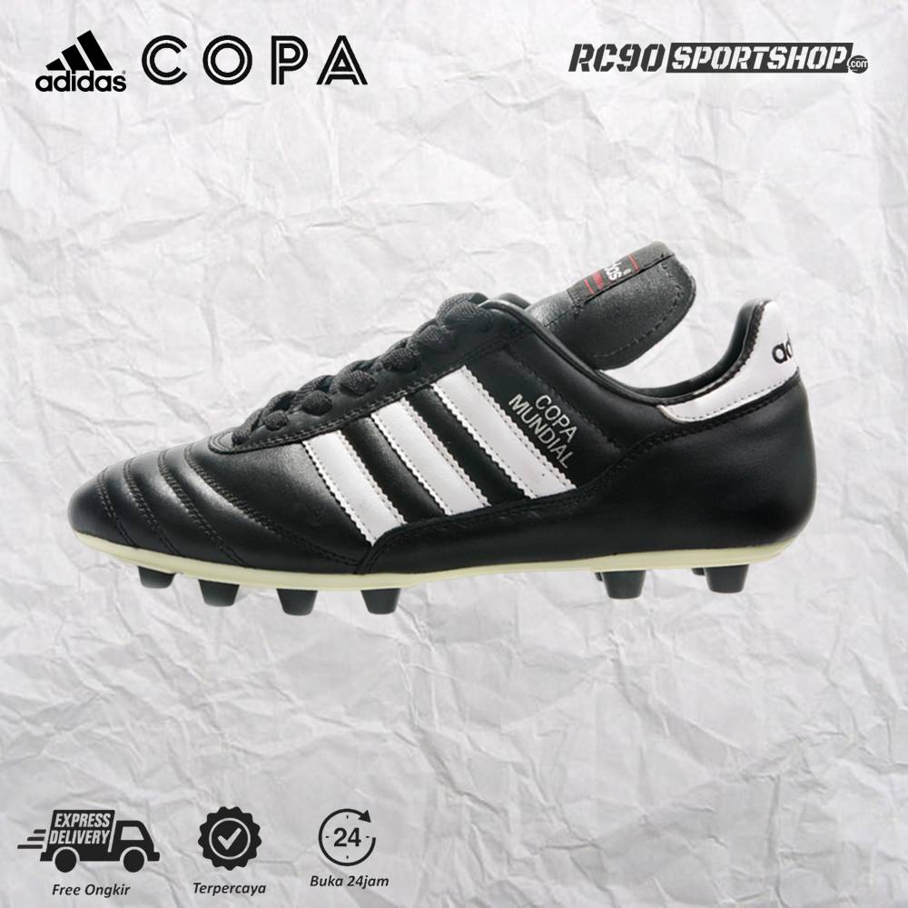 Sepatu Bola Adidas Copa Mundial Team Astro Black White FG