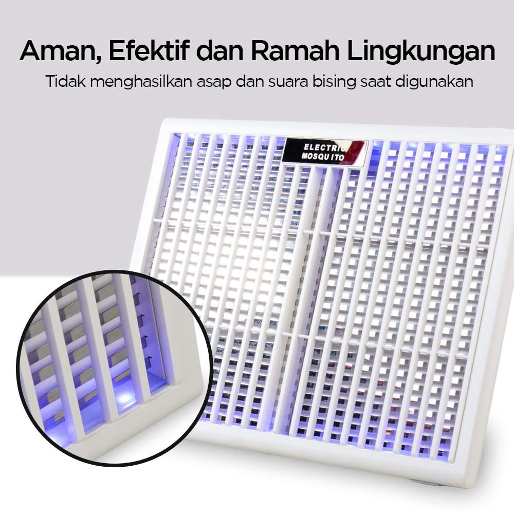 Lampu LED UV Anti Nyamuk Mosquito Killer Lamp - 387 - White
