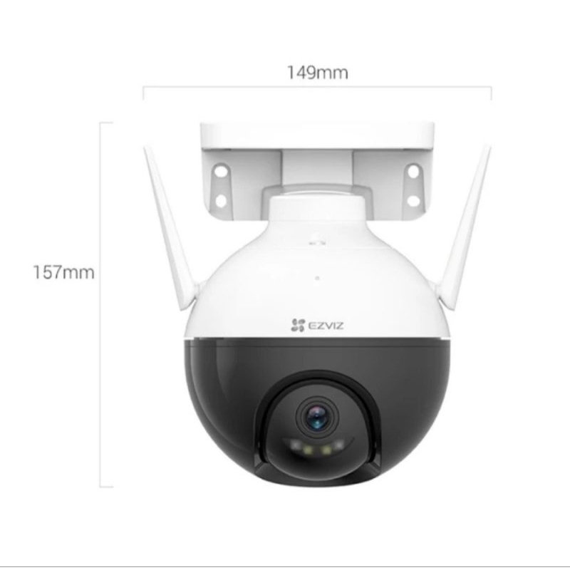 EZViZ C8w 4MP 2K PTZ Color Night IP Camera wifi