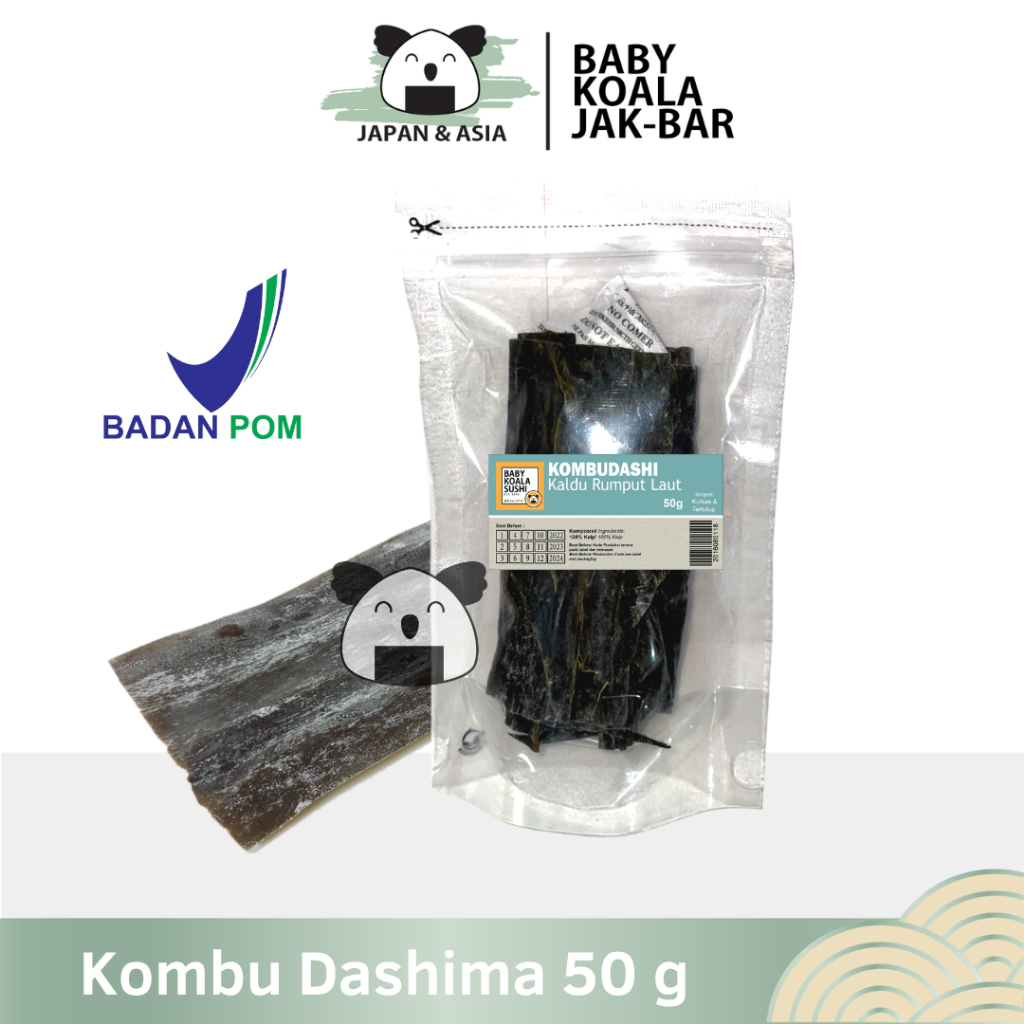 

KOMBU DASHI Konbu Dashima 50 g │ Kaldu Rumput Laut Import Kelp Kuah Miso Ramen Udonnn
