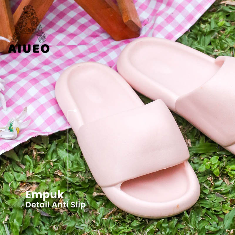 AIUEO | Sendal Selop Karet Murah|  Sandal Kamar Rumah Sendal Karet Kamar Mandi Empuk Anti Slip EVA 935